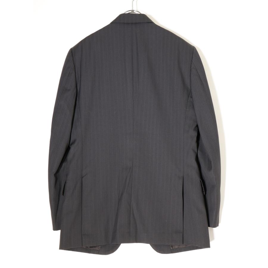 ポールスミスREDA社生地セットアップスーツS 2Bチャコールグレー S18｜Paul Smith×REDA 2Bダークグレーウインドウペンスーツ(S) 定価113