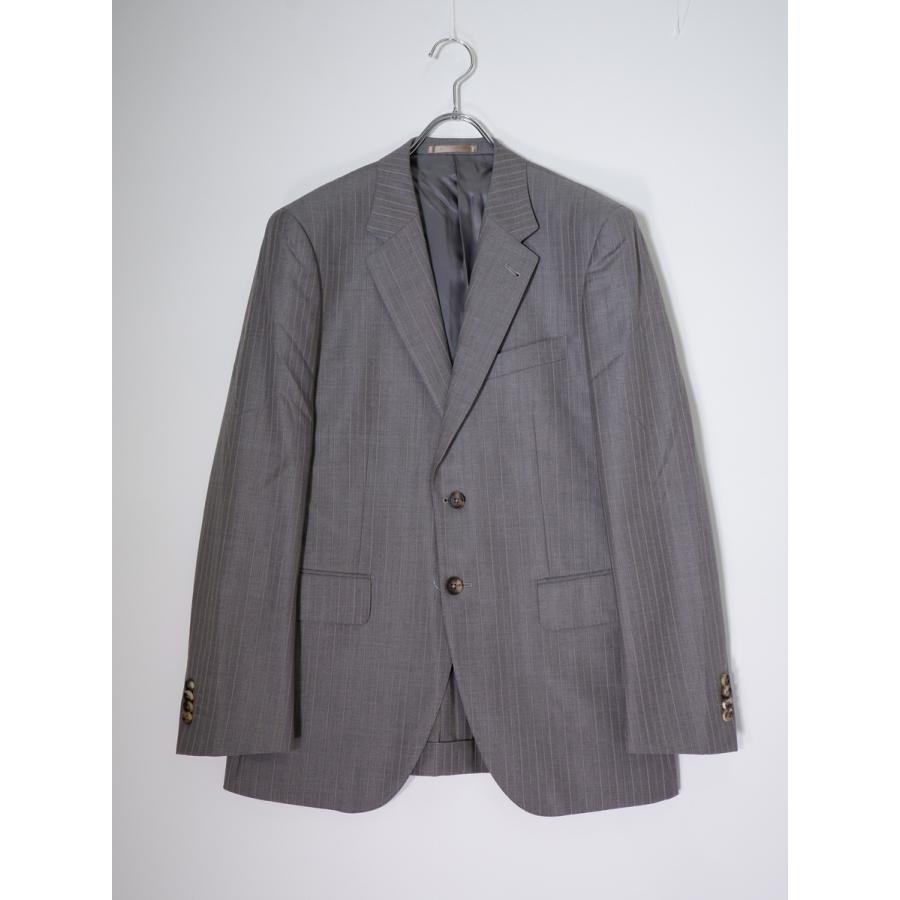 PAUL SMITH LONDONポールスミス ロンドン Loro Pianaロロピアーナ Super130's メリノウールセットアップスーツ ジャケットパンツ[MSTA80797]_1