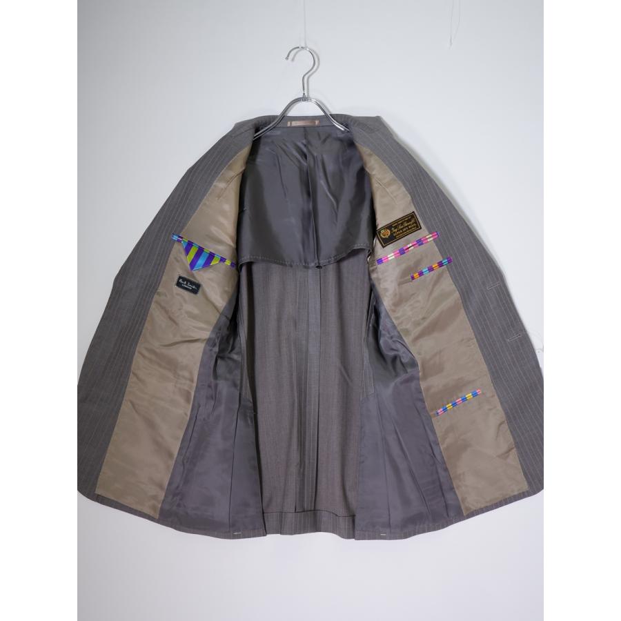 PAUL SMITH LONDONポールスミス ロンドン Loro Pianaロロピアーナ Super130's メリノウールセットアップスーツ ジャケットパンツ[MSTA80797]_3