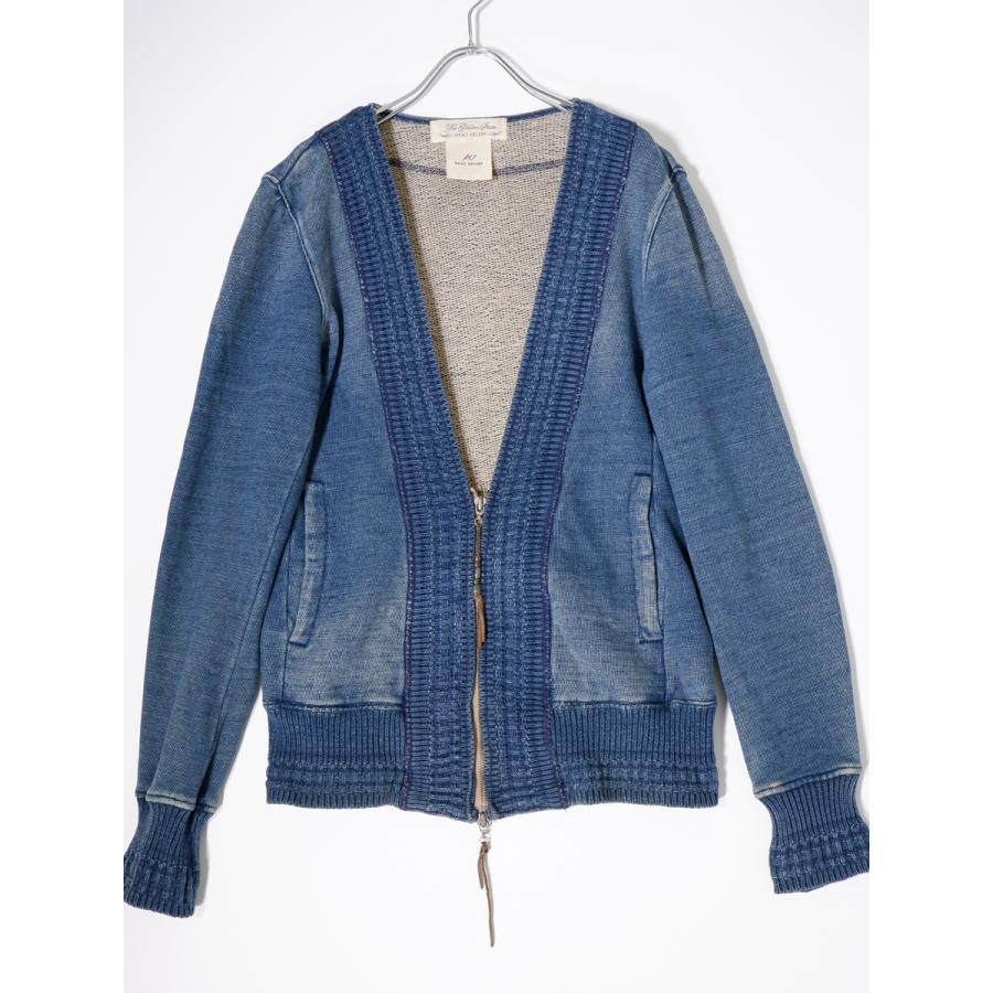 REMI RELIEFレミレリーフ インディゴ裏毛スウェット ZIP REMI RELIEFレミレリーフ インディゴ裏毛スウェット ZIP