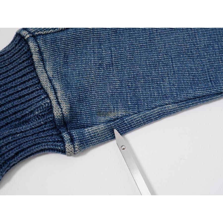REMI RELIEFレミレリーフ インディゴ裏毛スウェット ZIP REMI RELIEFレミレリーフ インディゴ裏毛スウェット ZIP