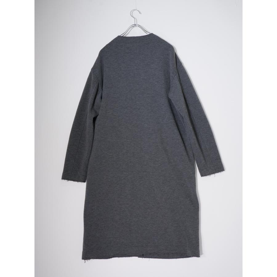 N.HOOLYWOODエヌハリウッド Crew Neck Long Jacket ウール混スウェット クルーネックロングジャケット コート【38】【MTSA79516】 N.HOOLYWOOD（エヌハリウッド） Crew Neck Long Jacket ウール混