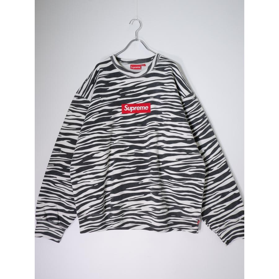 Supreme（シュプリーム） 2022AW Box Logo Crewneck Zebraゼブラ柄BOX