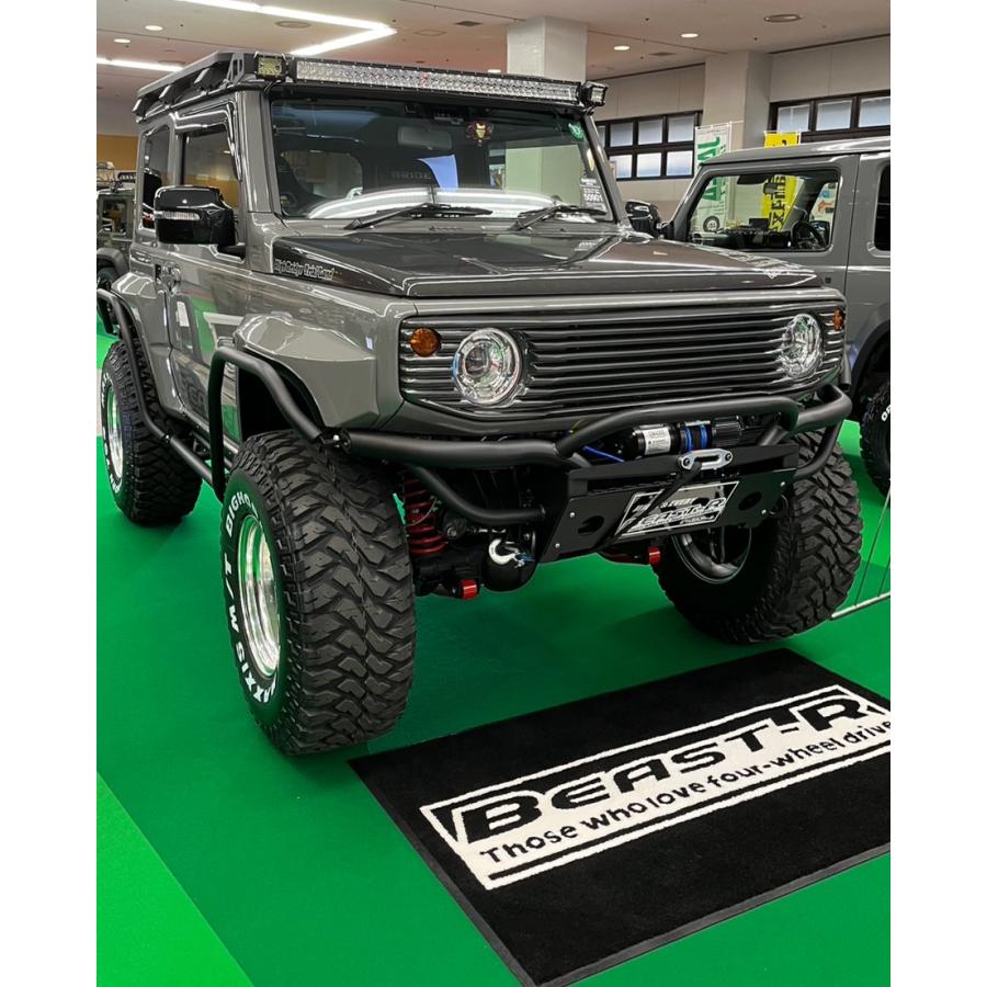 ジムニーJB64 JB74 42インチLEDライトバー小型ワークライト付きフルセット ボディ用保護フィルム付 BEAST-R |  | 01