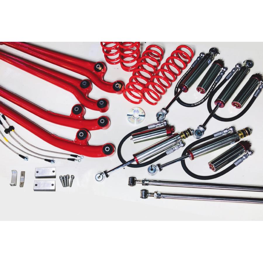 ジムニーJB64 JB74 クラッシュBトラクションアームキット リザーブタンク付きショック　BEAST-R | 