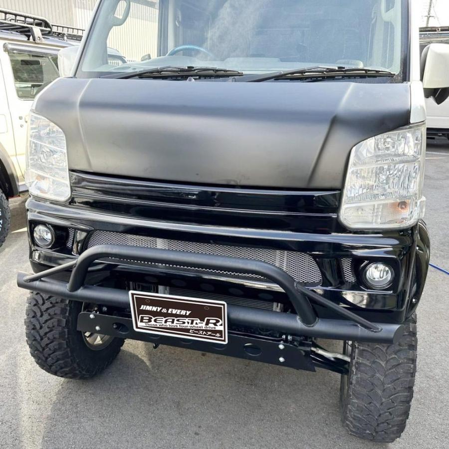 エブリィ DA17 キャッツアイ ボンネットフード DA17W/V クリア塗装