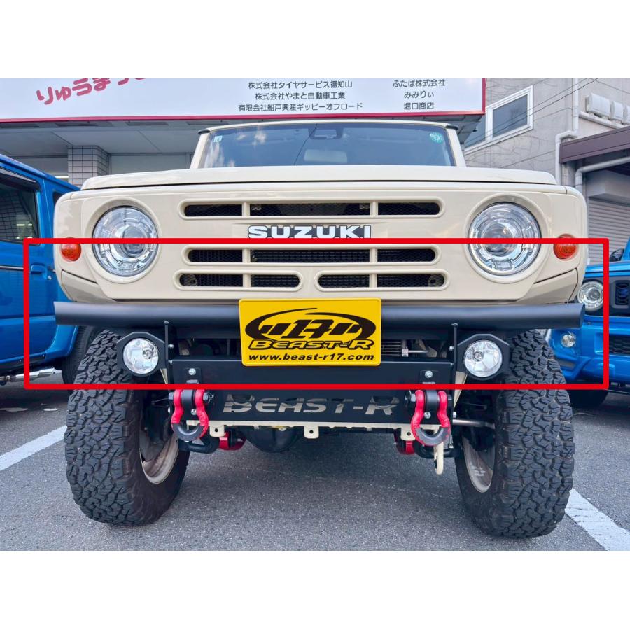 ジムニーJB64 クラッシュ type TK フロントバンパー 単品 BEAST-R |  | 02