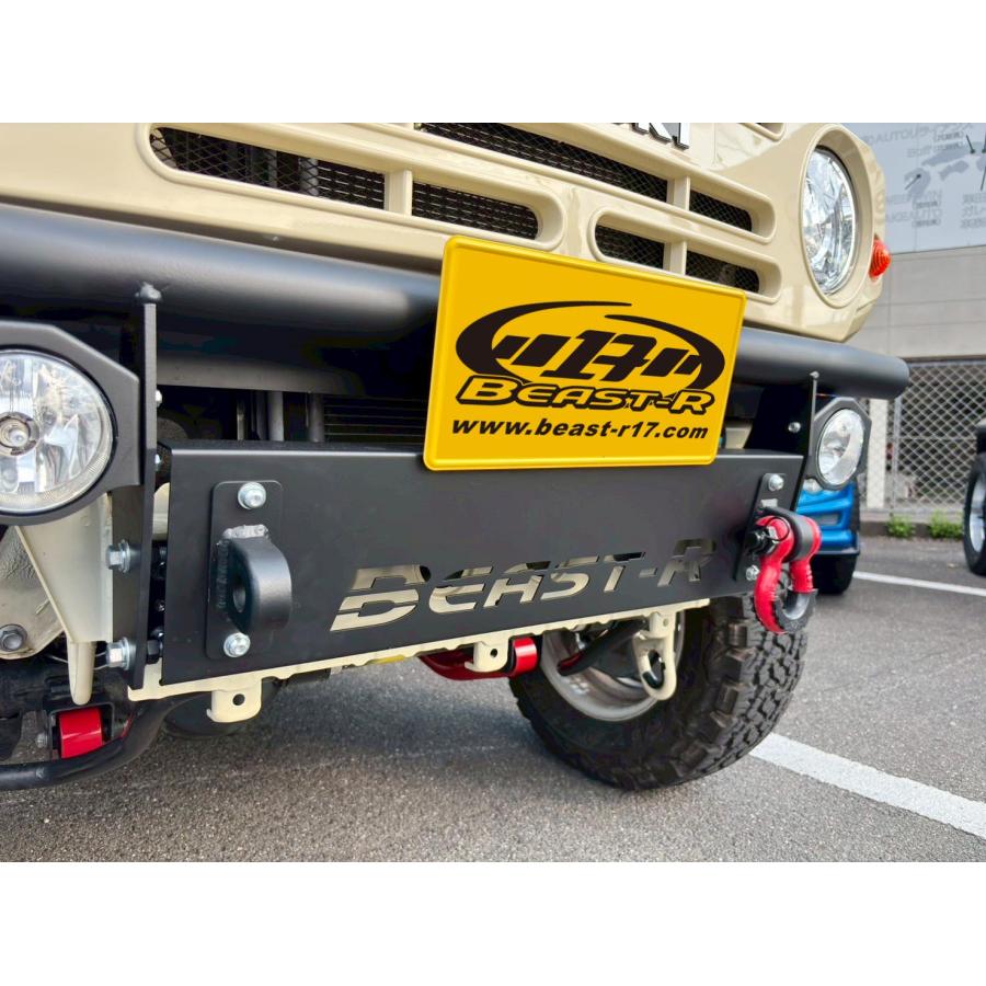 ジムニーJB64 クラッシュ type TK フロントバンパー 専用アンダーガード（ロゴ有り） BEAST-R | 