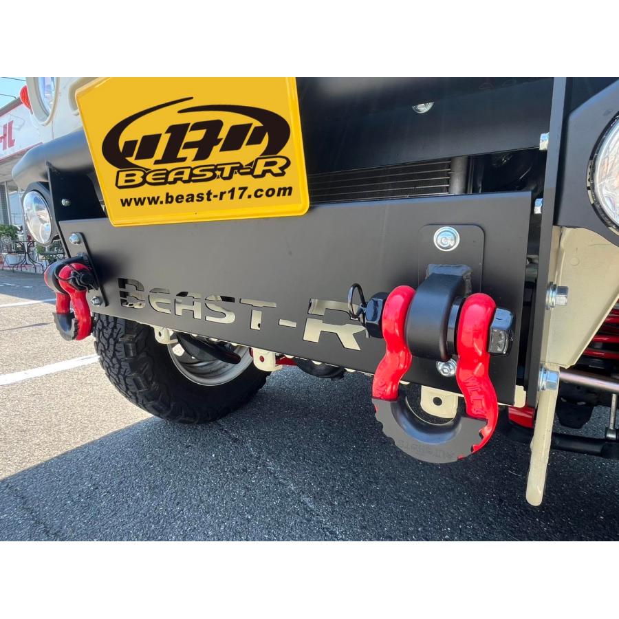 ジムニーJB64 クラッシュ type TK フロントバンパー 専用アンダーガード（ロゴ有り） BEAST-R |  | 01