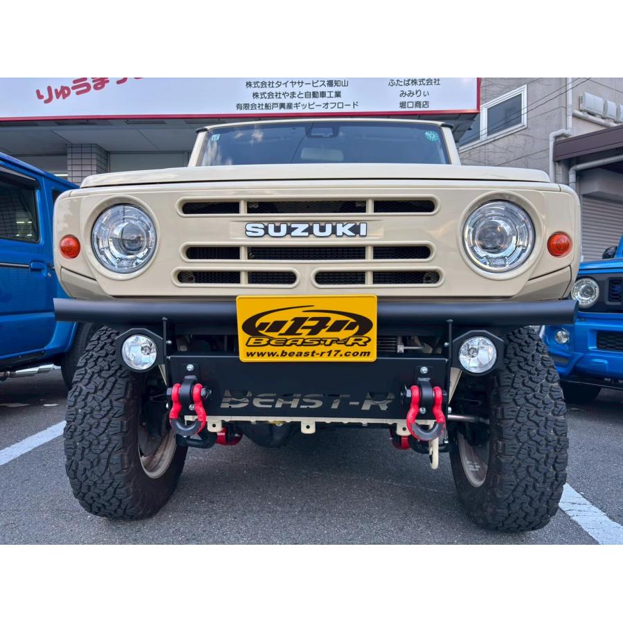ジムニーJB64 クラッシュ type TK フロントバンパー 専用アンダーガード（ロゴ有り） BEAST-R |  | 02