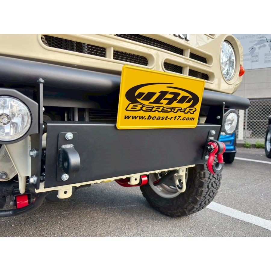 ジムニーJB64 クラッシュ type TK フロントバンパー 専用アンダーガード（ロゴ無し） BEAST-R | 