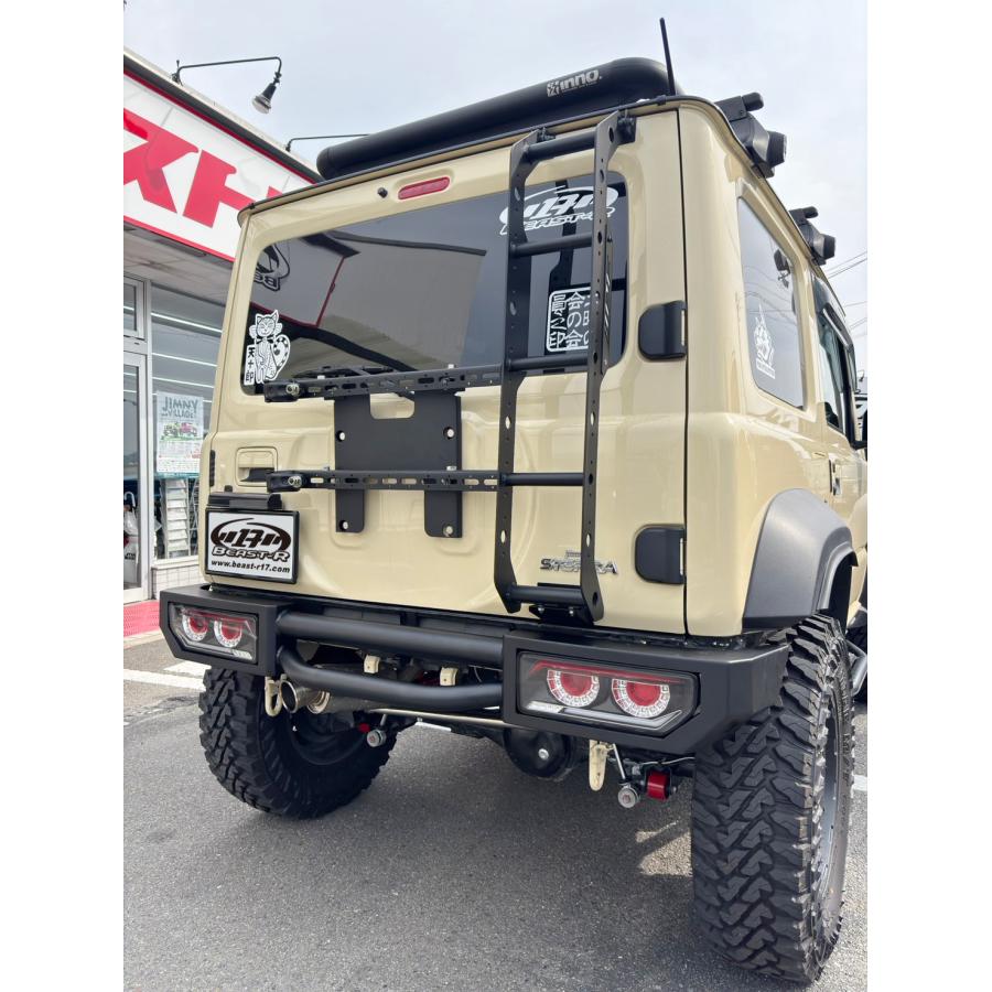 jb74ビーストRクラッシュタイプT リアバンパー ジムニー JC74 JB74 クラッシュタイプZII リアバンパー BEAST-R