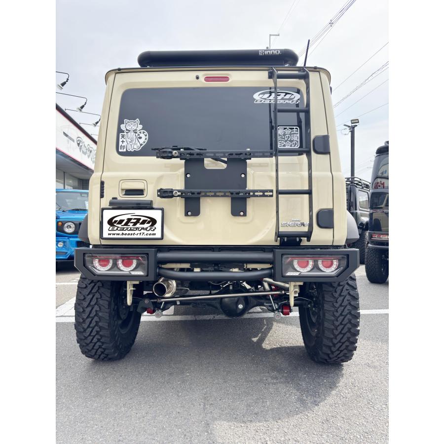 jb74ビーストRクラッシュタイプT リアバンパー ジムニー JC74 JB74 クラッシュタイプZII リアバンパー BEAST-R