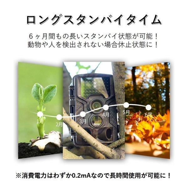 防犯 ワイヤレス 人感センサー 防水 野外 動物  防犯カメラ 屋外 トレイルカメラ 電池式 ソーラー 配線不要 電源不要 動体検知 監視カメラ セット ワイヤレス |  | 06