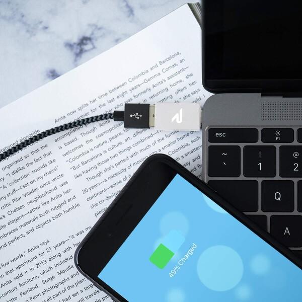 Rampow USB Type C to USB 変換アダプタOTG対応 MacBook, iPad Pro, Sony Xperia XZ/XZ2対応 USB C to USB 3.0 5Gbps高速デ｜finalshopping｜07