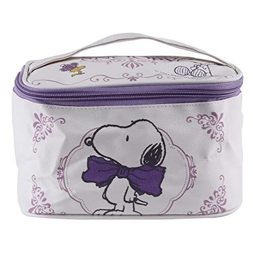 スヌーピー バニティポーチ 大容量 化粧ポーチ 収納ポーチ バニティケース メイクポーチ 小物入れ Snoopy Peanuts
