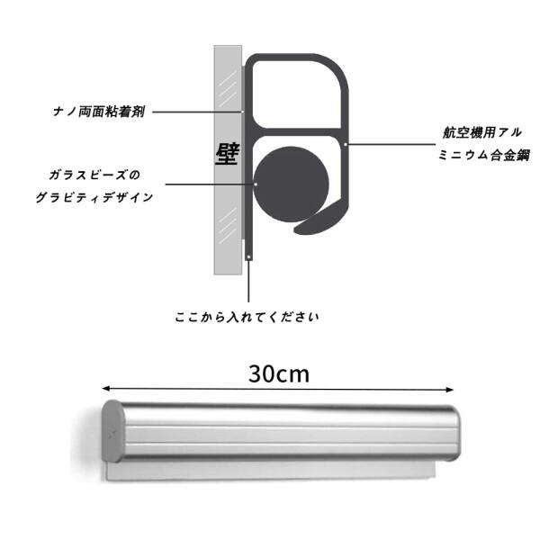 YFFSFDC オーダー クリッパー 伝票 メモ ホルダー 30CM ホルダー 伝票差し オーダー差し 壁掛け レー｜finalshopping｜02