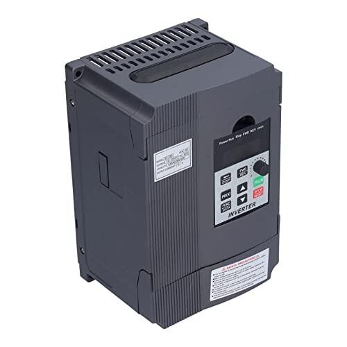 三相インバータ　単相220V入力　三相0-220V出力　インバータ　三相モーター制御用　2.2kW　0-400Hz　操作　1.5kW