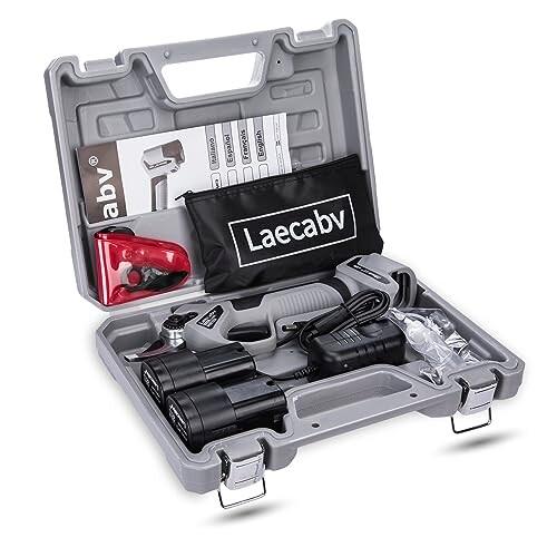 Laecabv 電動剪定バサミ コードレス 充電式剪定ばさみ 軽さ・スピード・切れ味の頂点機種 2000mAhの Laecabv 電動剪定バサミ コードレス 充電式剪定ばさみ 軽さ スピード 切れ味の頂点機種