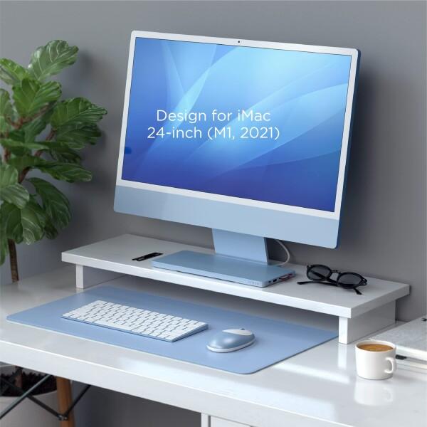 Satechi 24インチ iMac用 USB-C スリムドック (M.2 NVMe/SATA SSD用スロット付き) (ブルー) USBC-A/-Cデータ, USB2｜finalshopping｜06