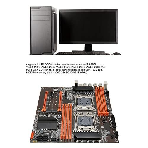 X99 コンピューター キーボード、LGA 2011 3 8X DDR4 DIMM 128GB WiFi