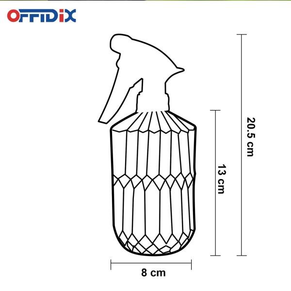 OFFIDIX 霧吹き ガラス 園芸 観葉植物 スプレー 極細ミスト じょうろ インテリア ギフト（透明）｜finalshopping｜02