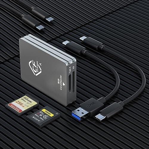 新しい ElevationHub はコード管理と SD カード スロットおよび USB-A ポートを組み合わせています