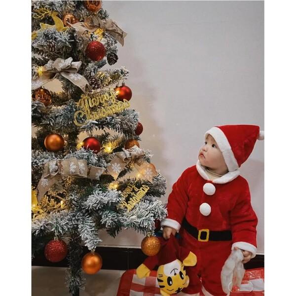 (Limspace) サンタクロース 子供用 サンタ コスプレ クリスマス 衣装 男の子 女の子 コート ズボン｜finalshopping｜04