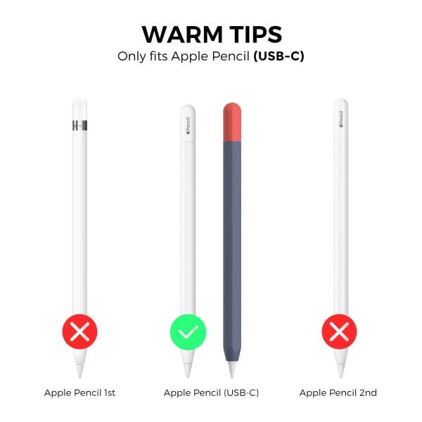 AhaStyle 超薄型 Apple Pencil (USB-C) シリコン保護ケース 滑り止め Apple Pencil (USB-C) 2023のみに適用 ツー｜finalshopping｜02
