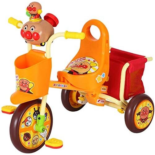 今なら即納 ジョイパレット おでかけ三輪車 わくわくアンパンマンごう ピースII オレンジ