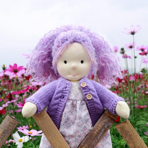 BlissfulPixie ウォルドルフ人形 Waldorf Doll 手作り人形 - Fruzie 30cm 柔らかい 女の子 かわいい ぬいぐる｜finalshopping｜03