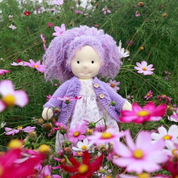 BlissfulPixie ウォルドルフ人形 Waldorf Doll 手作り人形 - Fruzie 30cm 柔らかい 女の子 かわいい ぬいぐる｜finalshopping｜05