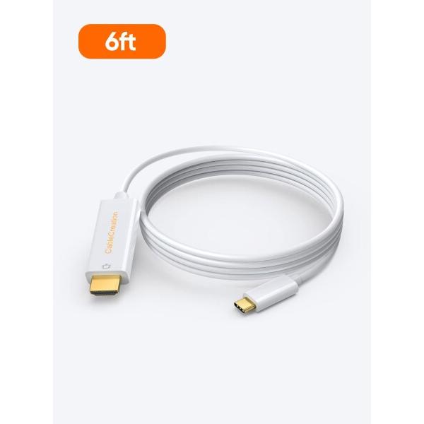 4K USB C HDMI, CableCreation Type C HDMI 変換ケーブル Thunderbolt 3対応 iPhone 15/ iPhone 15Pro Max/MacBook Pro/Samsung S8｜finalshopping｜07