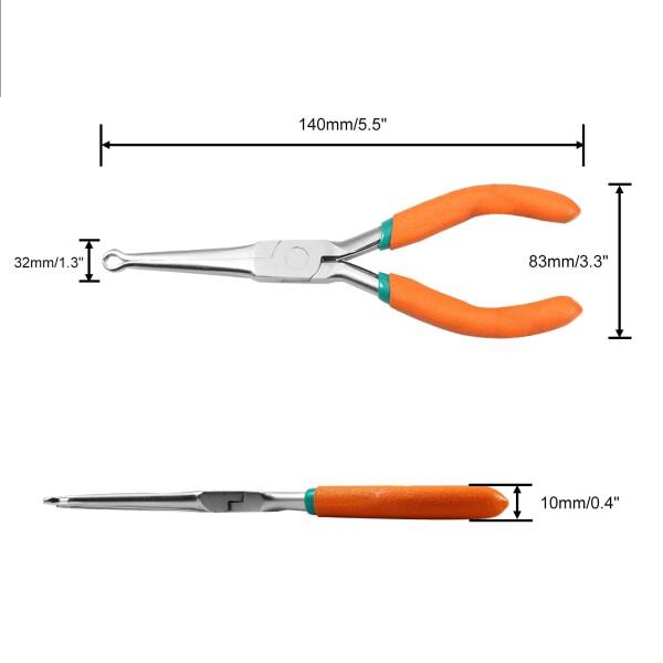 SPEEDWOX 5.5 インチホースグリッププライヤーリングノーズプライヤーO字型プライヤースパークプ｜finalshopping｜06