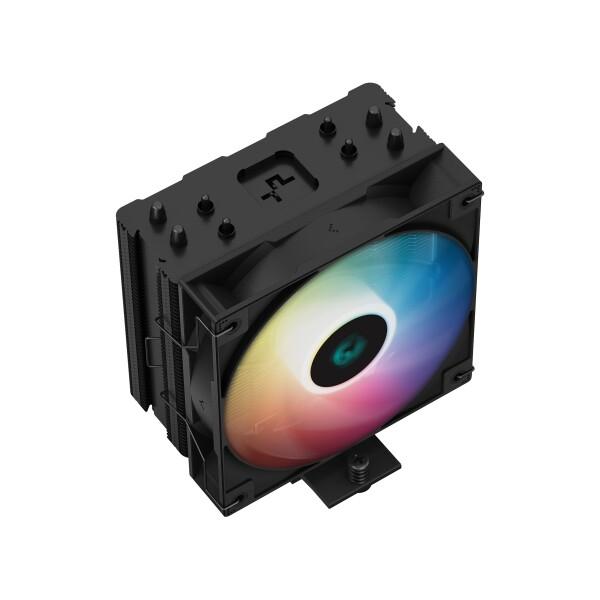 DeepCool GAMMAXX AG400 BK ARGB CPU エアクーラー、オールブラック、5V-3Pin 同期 220w TDP 6mm x 4 銅製ヒートパ｜finalshopping｜03