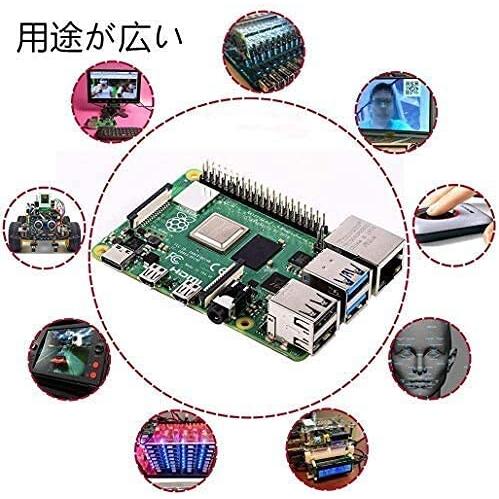 Raspberry Pi 4（8GB技適マーク付き）/ 32GBのMicroSDカード/ 5V 3A USB-Type-C 電源アダプター/2つのMicroHDMI-to-｜finalshopping｜05