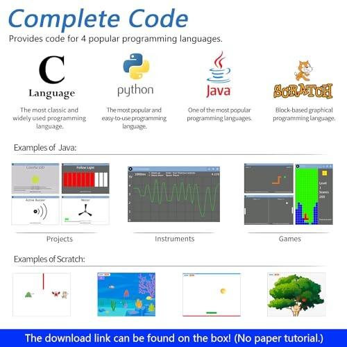 Freenove Raspberry Pi 5 4 B 3 B+ 400 用超音波スターター キット、484 ページの詳細なチュートリアル、Pyth｜finalshopping｜04