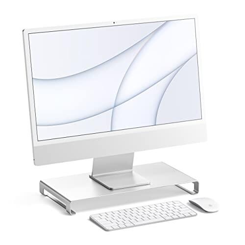 Satechi アルミニウム モニタースタンド（シルバー）（iMac, MacBook, デスクトップ, ノートパソコン｜finalshopping｜07