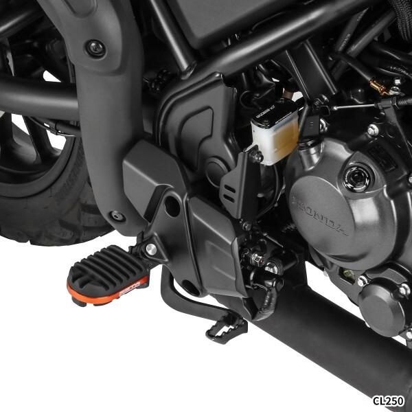 ZETA アドベンチャーフットペグ CL250/500 '23 オレンジ ZE93 ZETA アドベンチャーフットペグ CL250/500 '23 オレンジ ZE93