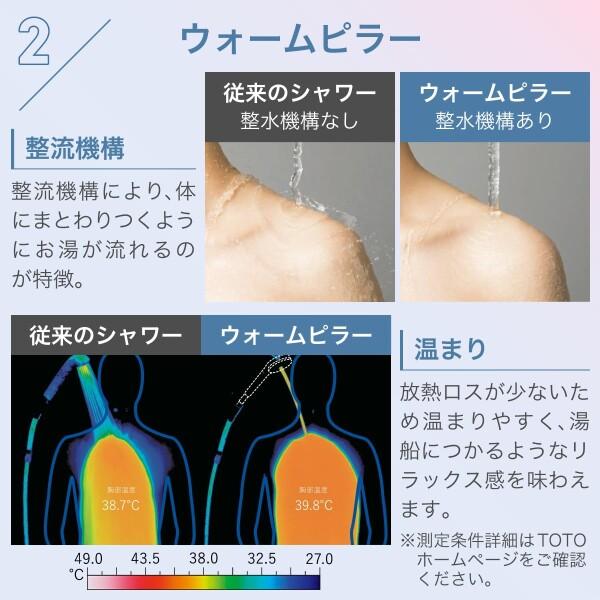 TOTO シャワーヘッド シャウラ 3モード ウルトラファインバブル 節水 