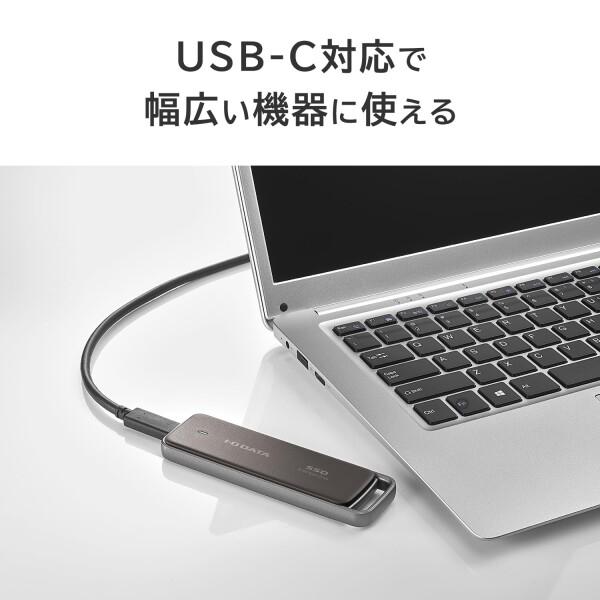 SSD セキュリティ 10Gbps 1TB USB-C 転送速度 1000MB/s パスワードロック 自動暗号化 【無】 exFAT ポ