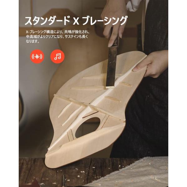 アコースティックギター 初心者セット スプルーストップ 41インチ 【ギグケース】 フォークギター