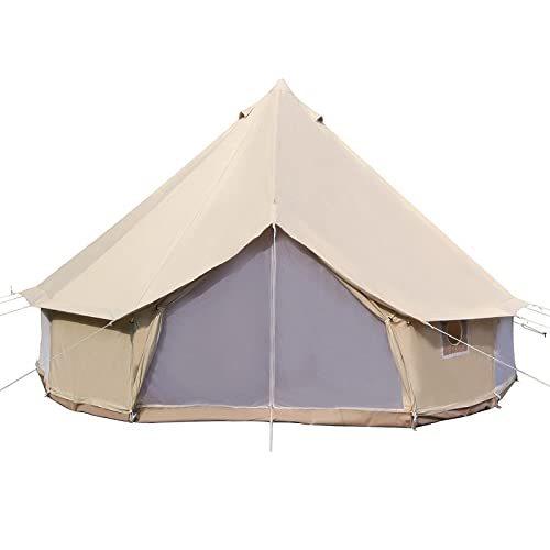 (税込) ブティックキャンプや時折の家族キャンプ用の屋外防水高級キャンプテントは、お祭りや住居やレジャーのための人間の避難所に適しています その他テント