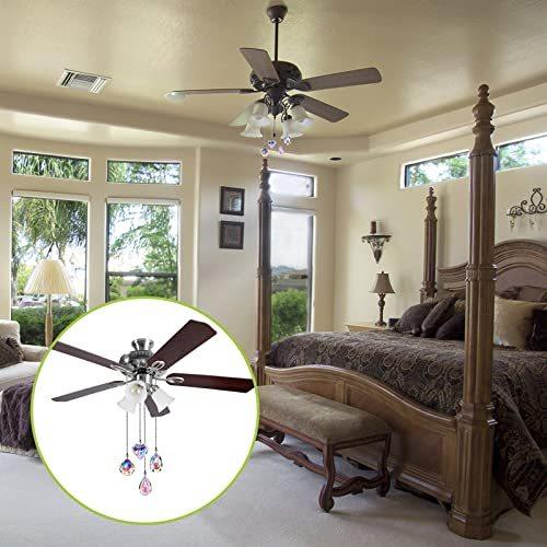 Ufurmateファンプルチェーン 4個のクリスタルシーリングファンプルレインボープルチェーンエクステンションシーリングライトファン用装飾 ペンダントライトプル Wss 338xgmekmcdf ファイナンスイノベーション 通販 Yahoo ショッピング