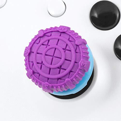 KontrolFreek FPS Freek Battle Royale Performance Thumnbsticks for PlayStation 4 (PS4) and PlayStation 5 (PS5) * 2 High-Rise Convex * Purple｜finance-inovation｜03