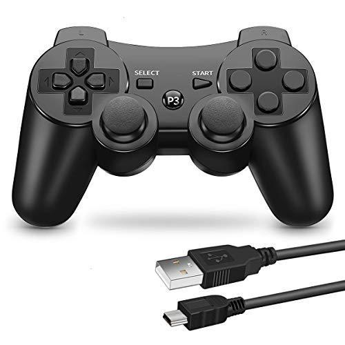新品本物 Ps3 用 ワイヤレスコントローラー 6軸センサー Dual Shock3 ゲームパット 互換対応 Usb ケーブル 日本語説明書 付き Discoversvg Com