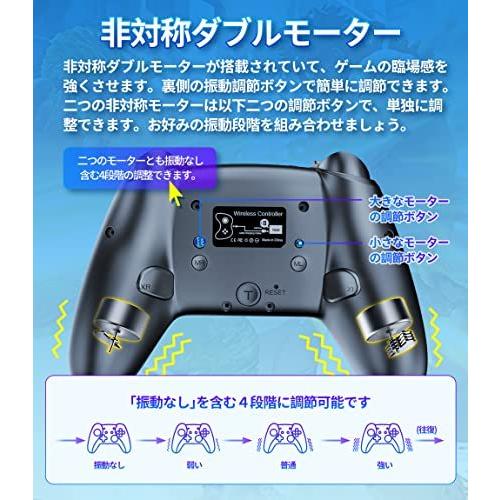Switch コントローラー スイッチ コントローラー Doace 背面ボタン ワイヤレス プロコン 二重振動 Android Pc対応 遅延なし Turbo連射機能 6軸ジャイロセンサー Wss 81ujsummi6qh ファイナンスイノベーション 通販 Yahoo ショッピング