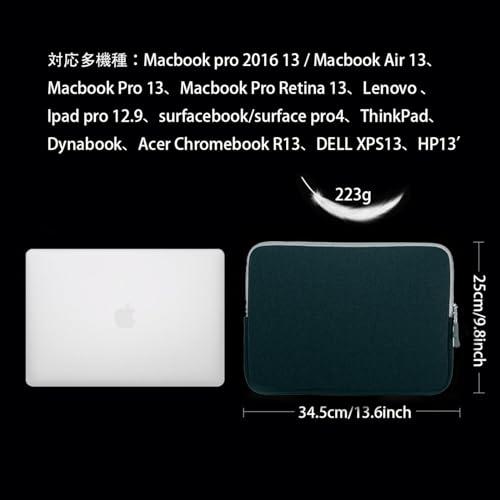 UBOOM パソコンケース 13-13.3インチ 耐衝撃 薄型 撥水ノートパソコン ケースMacBook Pro/Air/Surface Pro/HP対応 macbook air ケース通勤、出張、通学 家 ビジ｜finance-inovation｜02