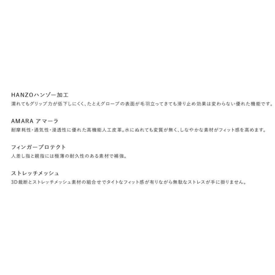 ZENAQ ゼナック 3Dショートグローブ M 黒 【海】｜find-c｜02