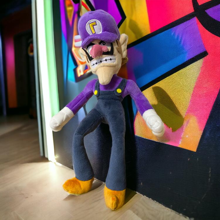 スーパーマリオ ワルイージ ぬいぐるみ Waluigi stuffed toy Super Mario 人形 | 